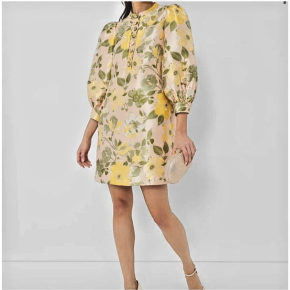 Pomander Place Dresses & Skirts - NWT Tuckernuck Pomander Place Dress XXL Daylily Jacquard Samantha Mini Floral